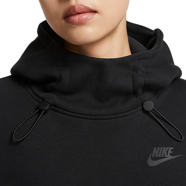 Nike FW24 TECH FLEECE Sweatshirt Damen Schwarz FV6323-010