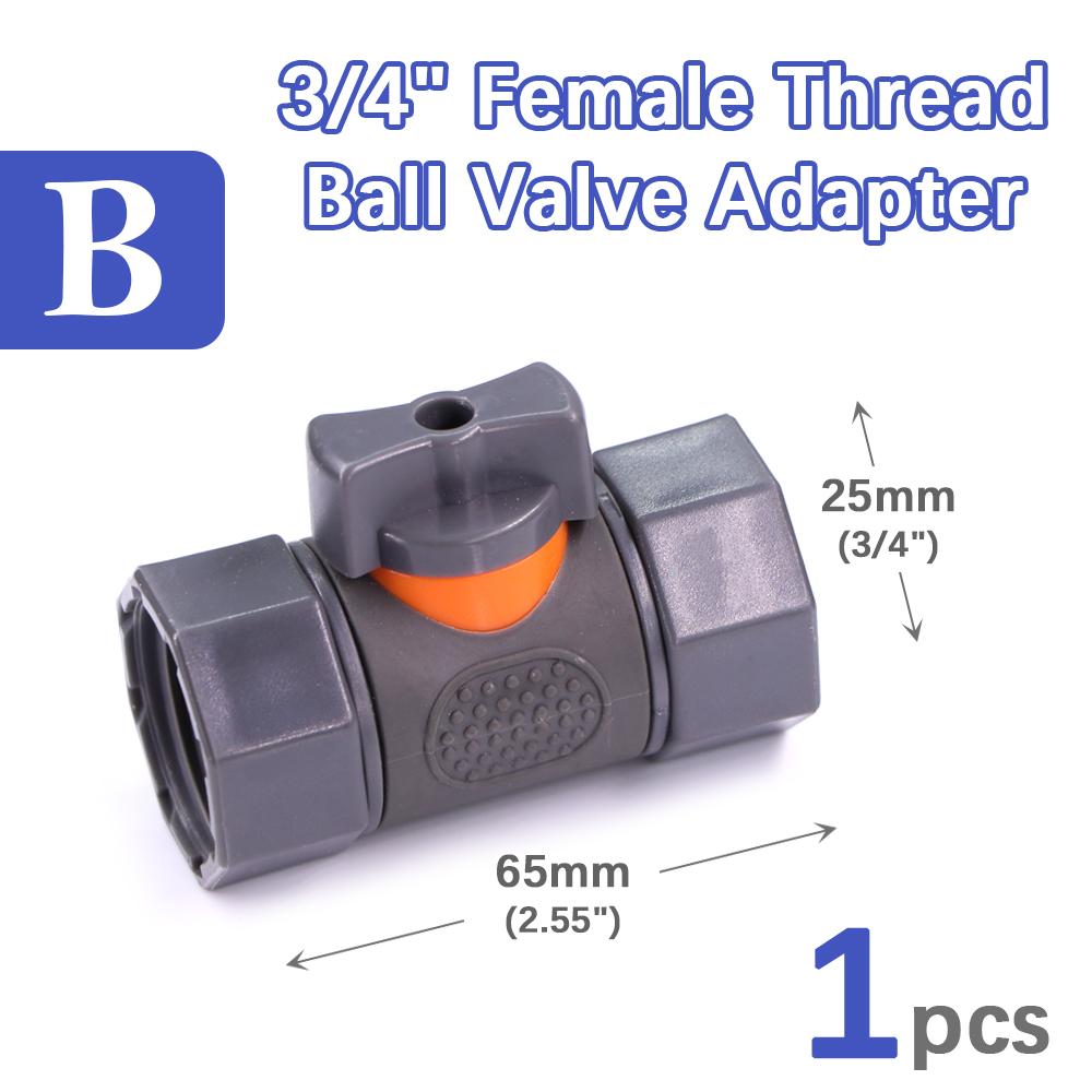 

16мм 3/4 Адаптер кульового крана Садовий зрошувальний трубопровід Труба З єднувач Ремонтна муфта З єднувачі Подовжувач Внутрішня Зовнішня різьба Зупинка води