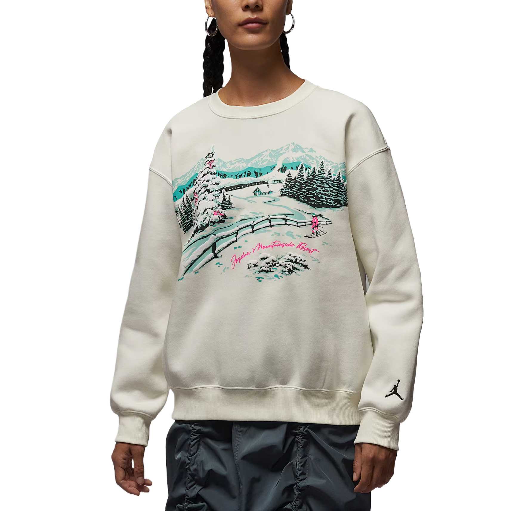 

Jordan Brooklyn Soft Comfortable Loose Casual Hoodie Women hoodies HV3341-133 XL