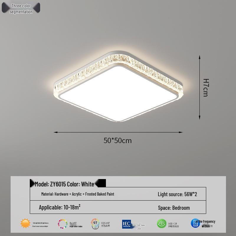 Modern Minimalist LED Ceiling Light for Bedroom, Living Room, Bathroom, or Balcony