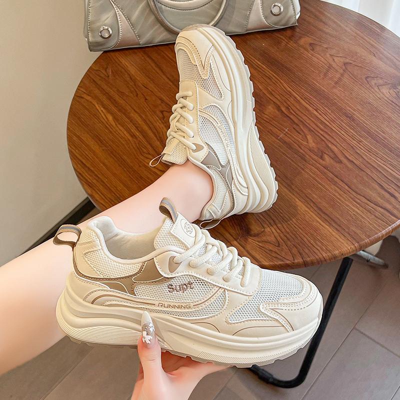 Women's Fashion Sneakers 2025 New Casual Running Sneakers Design Luxury Women's Shoes Breathable Tennis Shoes Platform Shoes