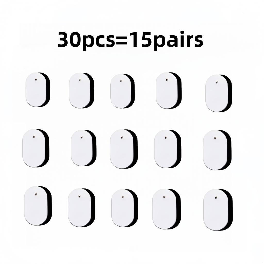 Electrode Pads for Tens EMS Muscle Stimulator Patch Massage Patches Reusable Replaceable Physiotherapy Self-adhesive Gel Patches