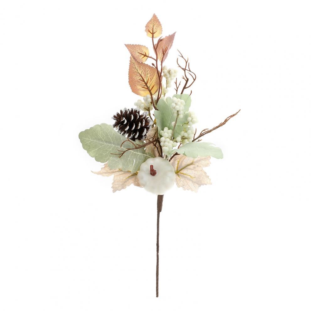 Faux Maple Leaves Autumn Themed Decoration Vibrant Artificial Maple Leaves Branches for Fall Decor Realistic Looking for Flower