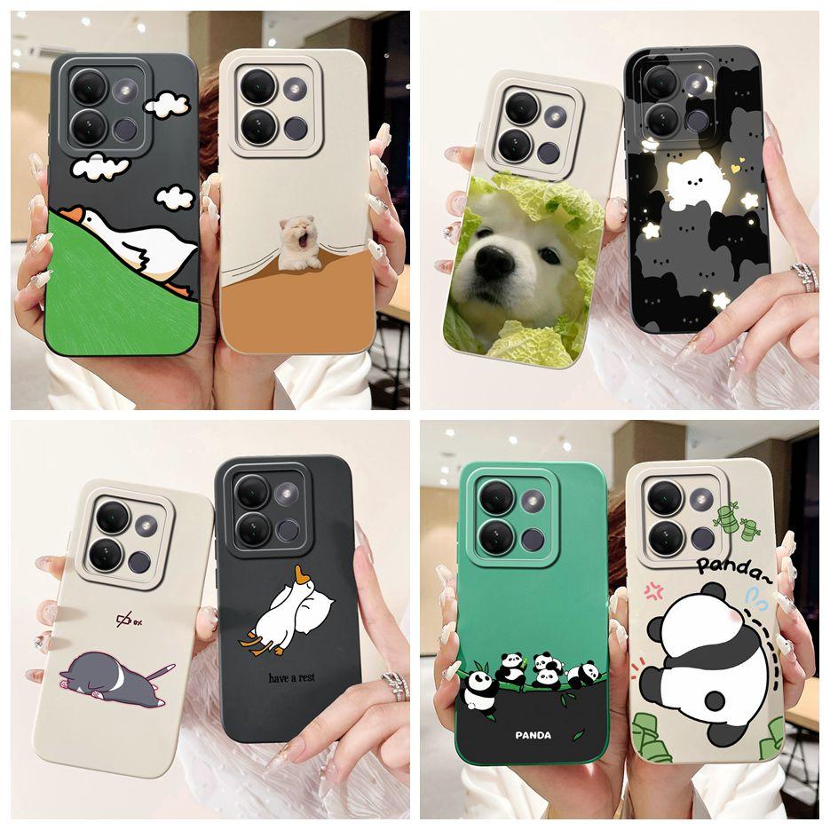 For Infinix Smart 7 HD Case X6516 Cute Funny Cartoon Cover Soft TPU Phone Case For Infinix Smart 7 Plus Smart7 X6515 Fundas Capa