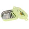 Insulated Lunch Box Leak Proof Stainless Steel Bento Box Japanese Food Children Container(Green )