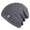 New Casual Unisex Beanie Hat Add Fur Warm Winter Hat For Men & Women Outdoor Ski Sports Knitted Hat