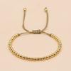 Go2boho Bohemian Copper Beads Festival Bracelets Handmade Adjustable Chain Fashion Design Jewelry For Women Men Travel Gifts