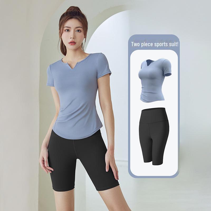 Women's Summer Yoga & Pilates Two-Piece Sports Suit