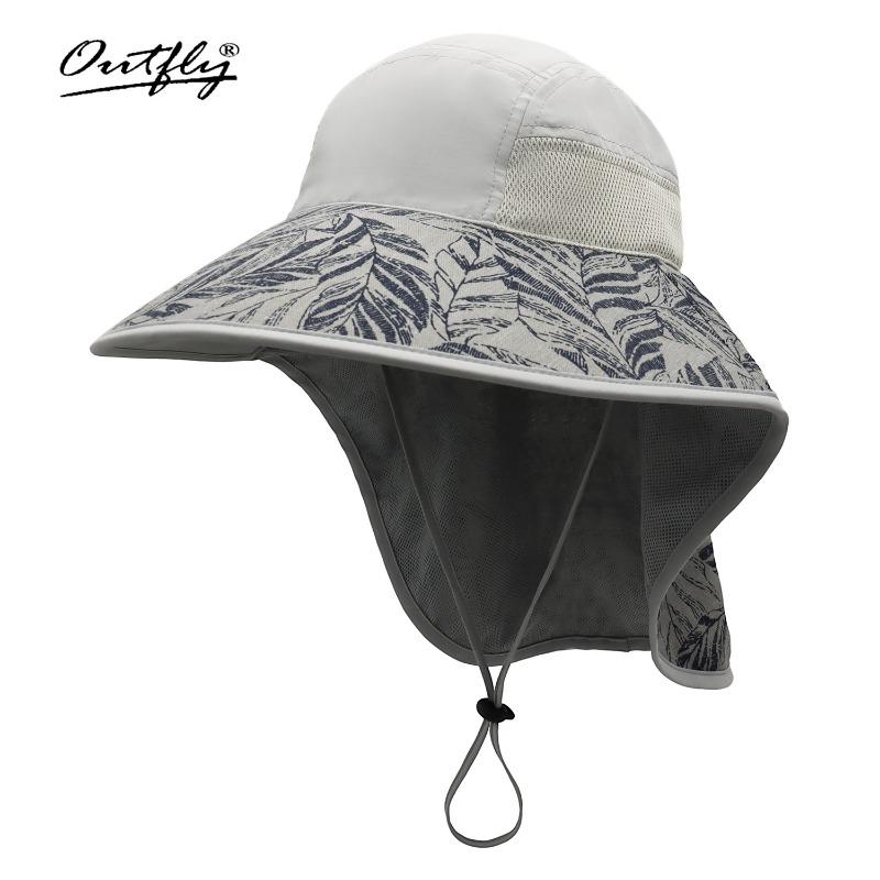 

Новая летняя шляпа от солнца, шляпа для рыбалки на открытом воздухе, мужская и женская шляпа для альпинизма с защитой от солнца, защита шеи, шляпа-ведро большого размера Adjustable