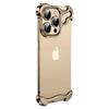 iPhone 16/17 Pro Max Air Irregular Metal Border Protective Case with Heat Dissipation