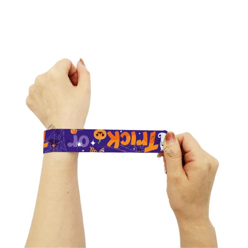 10/30Pc Cartoon Miner Craftings Snap Bracelets  Toy Loot/Party Bag Fillers Hot Game Slap Bracelets for Kids Birthday Party