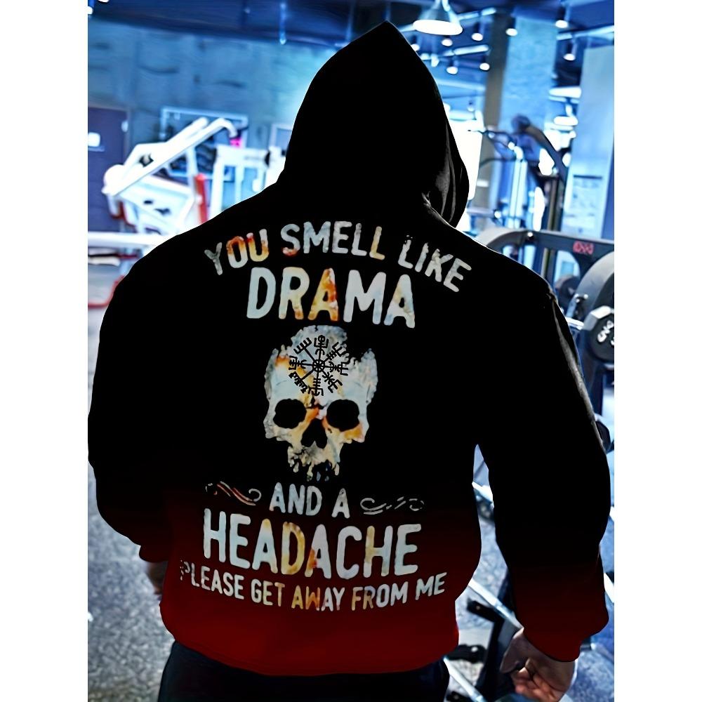 Autumn Men's Angel Skull Letter Print Comfortable Hoodies Sweatshirt Outdoor Street Style Women Clothing