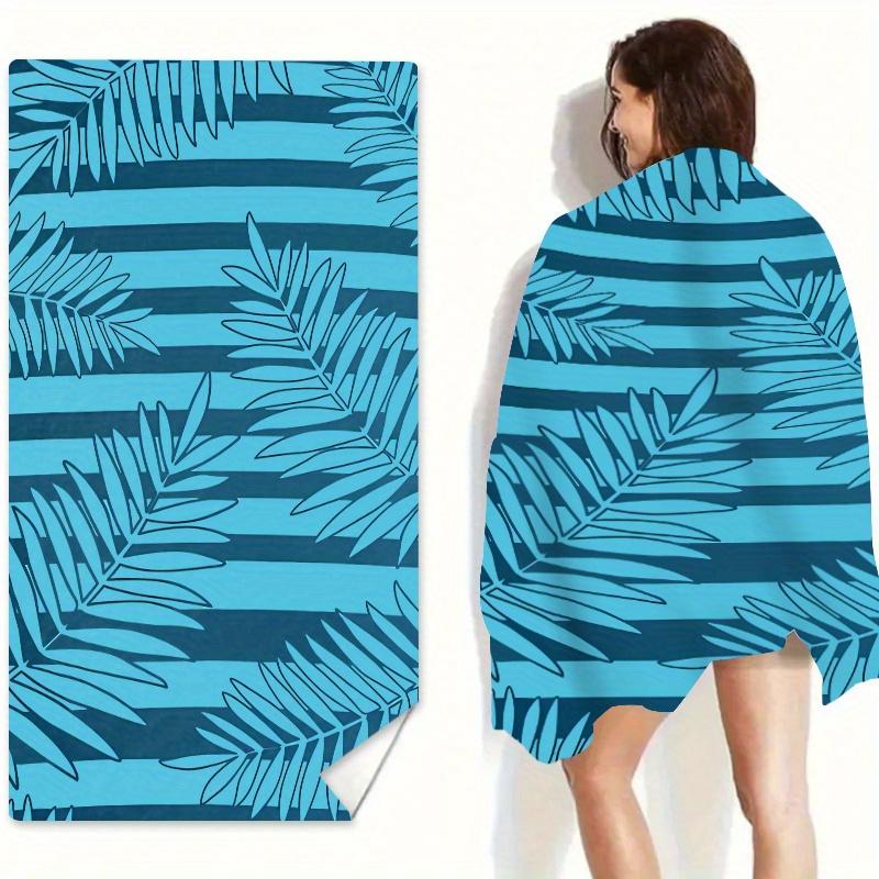 Pastel Smiling Shell Beach Towel Single Sided 2D Print Playful Quick Dry Towel Home Bathroom Pool Beach Vibe Decor Travel Towel