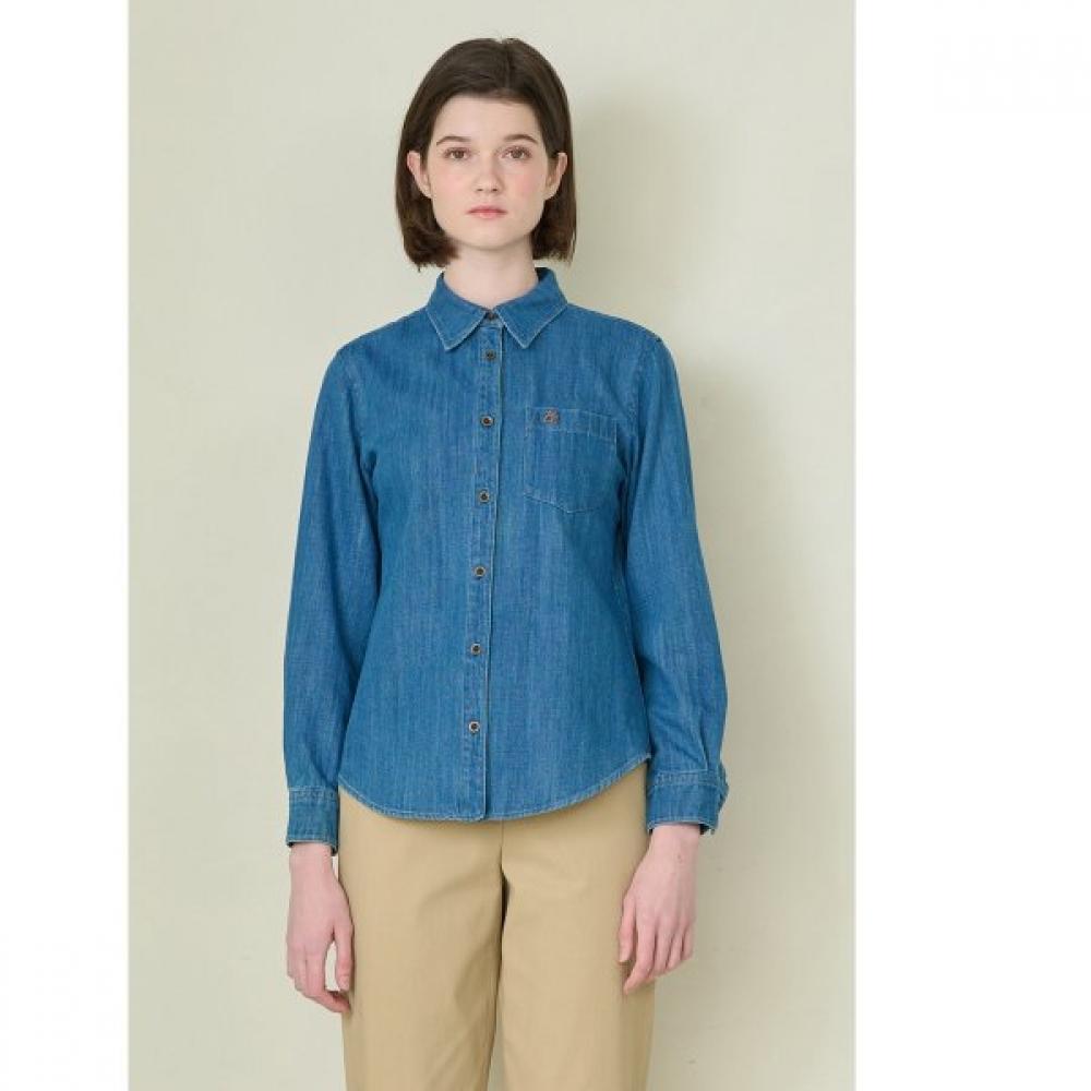 Bcbg Classic Denim Blouse B4s2b423
