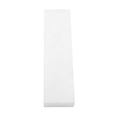 Sharpening Stone Grit 8000 White Jadestone Double Sided Knife Sharpener for Restoring Blade Sharpness 10x2.5x1cm