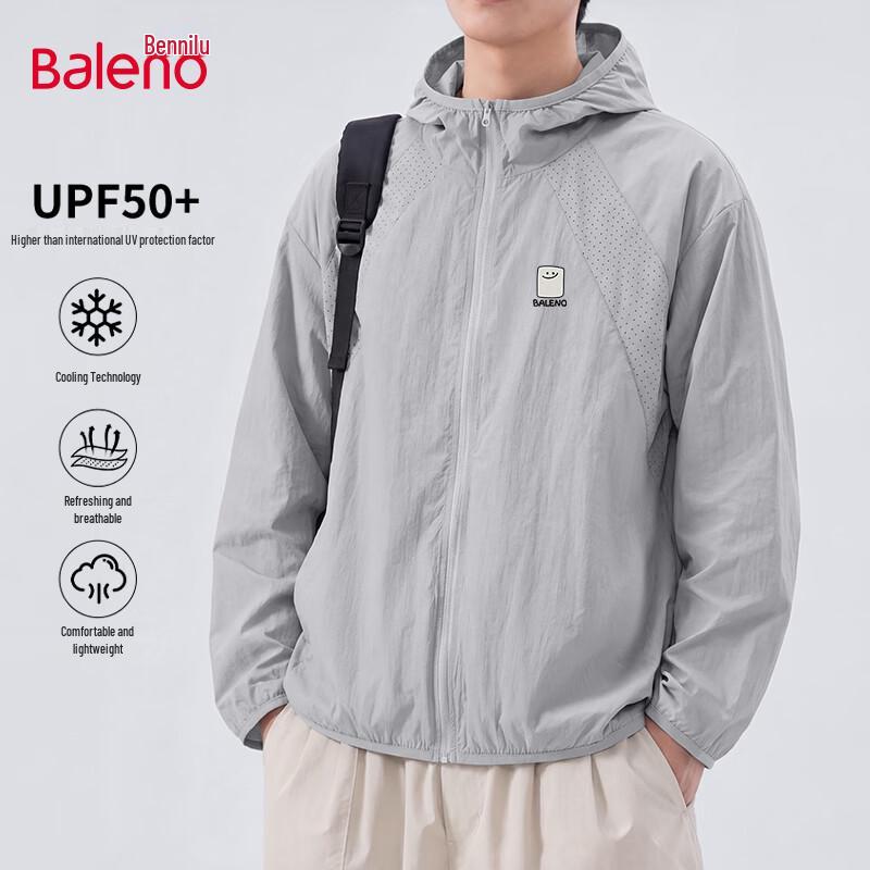 Baleno Men s Cool Breathable Hooded Sun Protection Jacket 3XL