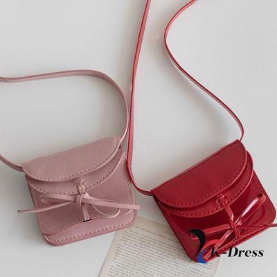 Enamel Lovely Ribbon Cross Card Wallet Mini Bag (2 Colors)