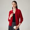 Zhaojun Women's 100% Cashmere Cable Knit Cardigan