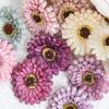 10 st 6 cm Siden Konstgjorda Blommor Huvud För Heminredning Bröllopsdekoration Falska Blommor DIY Hantverk Girland Presenttillbehör