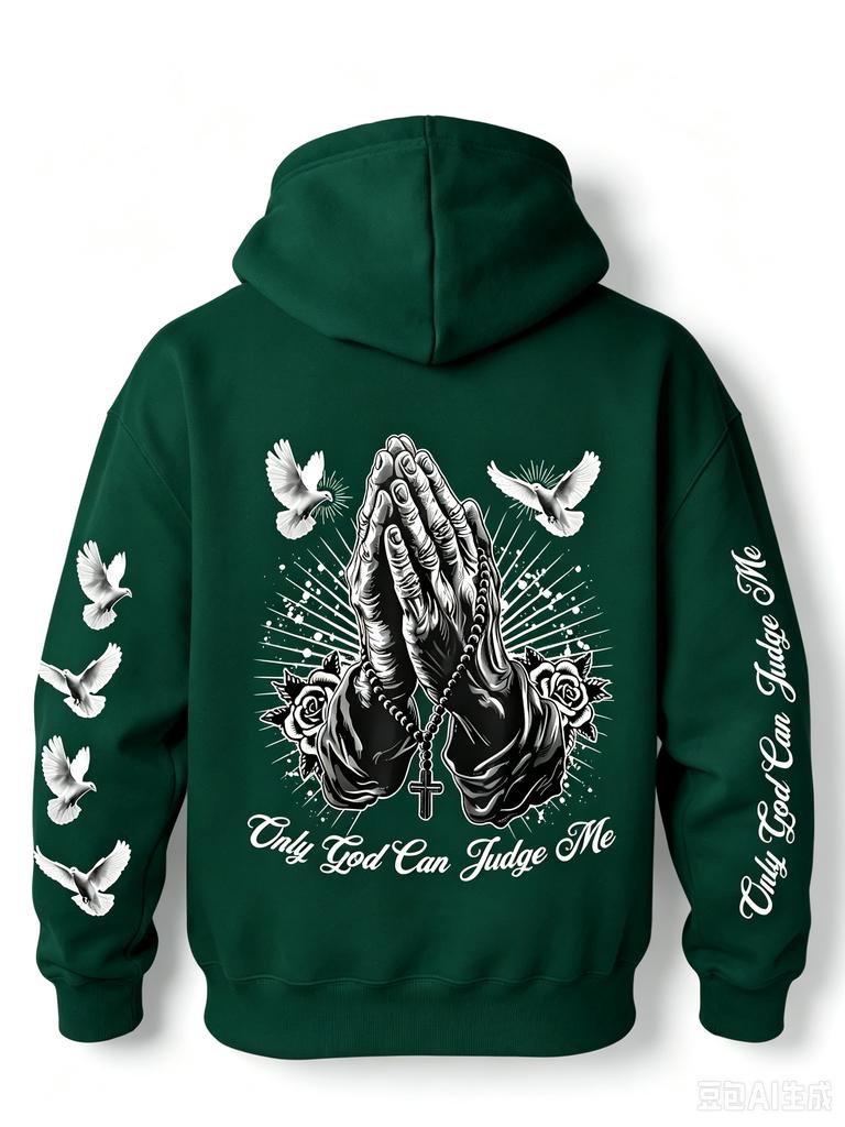 Men's Ride Or Die Hoodie Biker Motorcycle Graphic Back Sleeve Print Oversized Pullover Sweatshirt