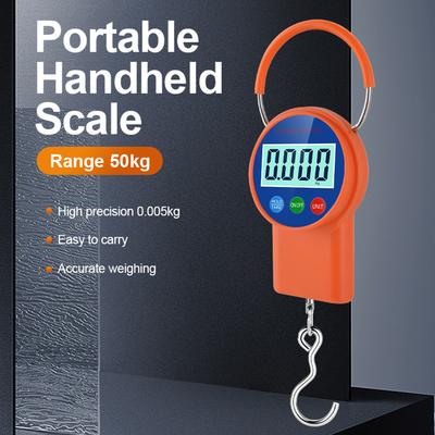Digital Hanging Weight Scale High-Accuracy Portable Handheld Scales for Farm Fishing Workshop Home