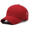 Spring And Autumn Side Embroidery Cross Baseball Cap Casual Versatile Sun Hat Outdoor Men'S And Women'S Sunscreen Hat