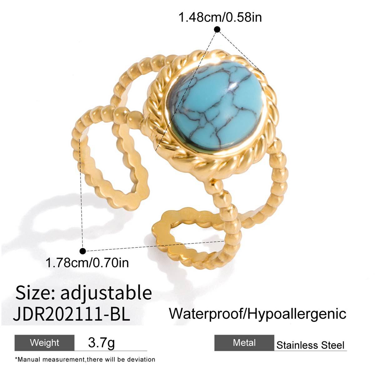 JYL TS Bracelet Ring  Set Combines Style & Fortune JDR202111-BL горько