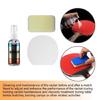 Pingpong Paddle Cleaner Table Tennis Racket Cleaning Spray Cleaning Set Spray Bottle with Sponge for Racket Maintenance