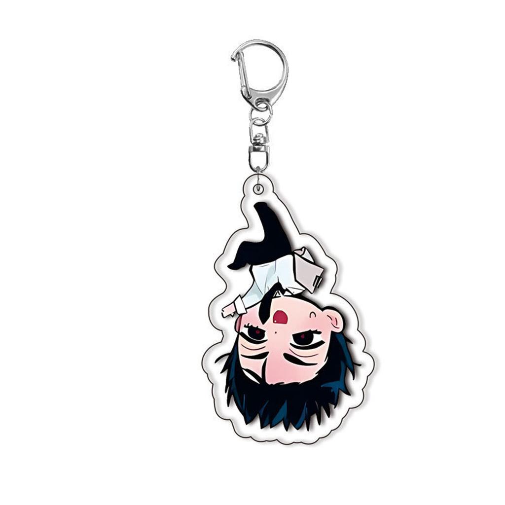Acrylic Keychain Cartoon Character Shaped Pendant for Bags Accessories Anime Inspired Design Lightweight Durable Material