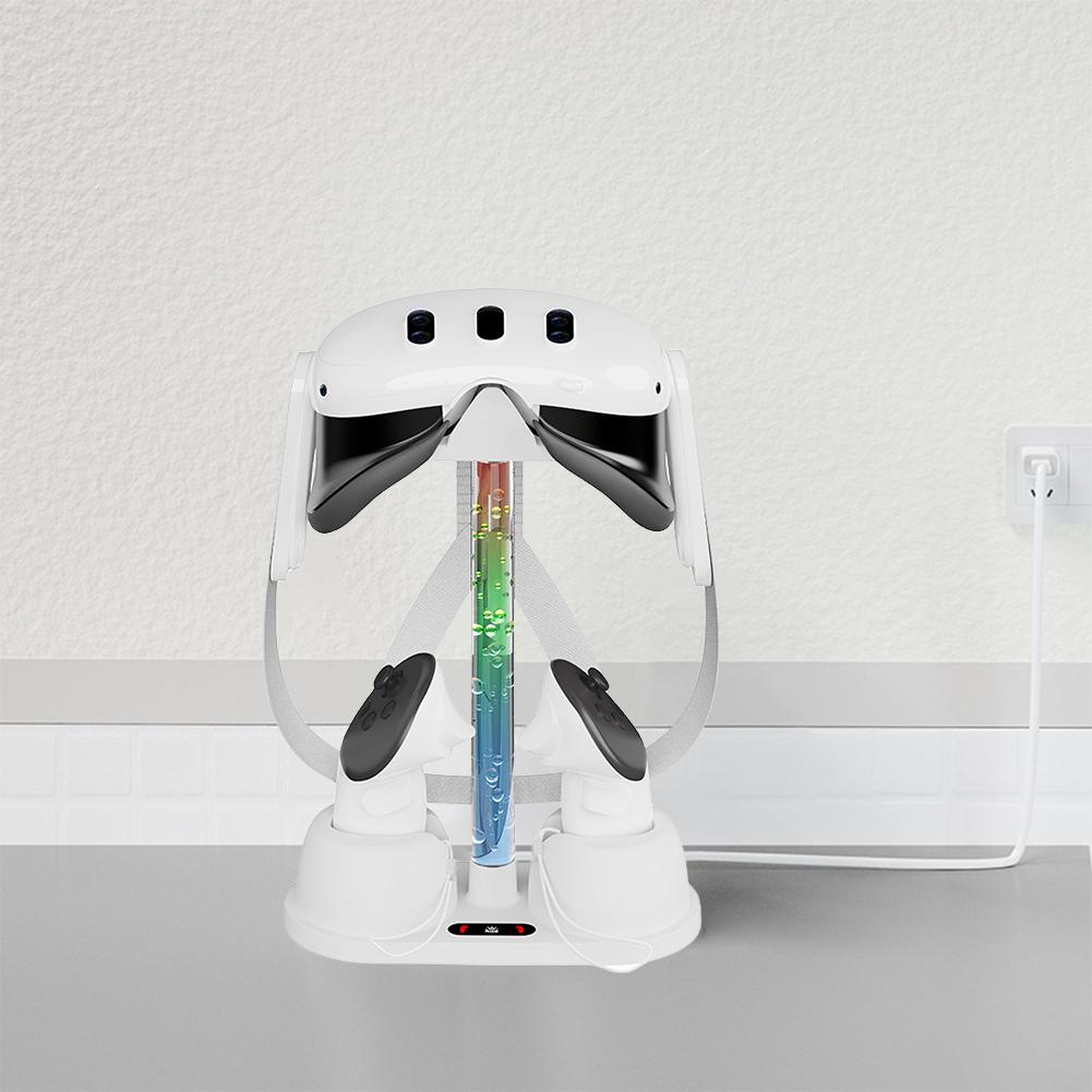 Desktop VR Stand Controller Charger Non-slip VR Glasses Storage Stand VR Headset Controller Stand for Oculus/Meta Quest 3