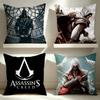 Popular Adventure Game Assassin Creed  Double-Sided Printed Cushion Cover Bedroom Bedside Sofa Pillow Case