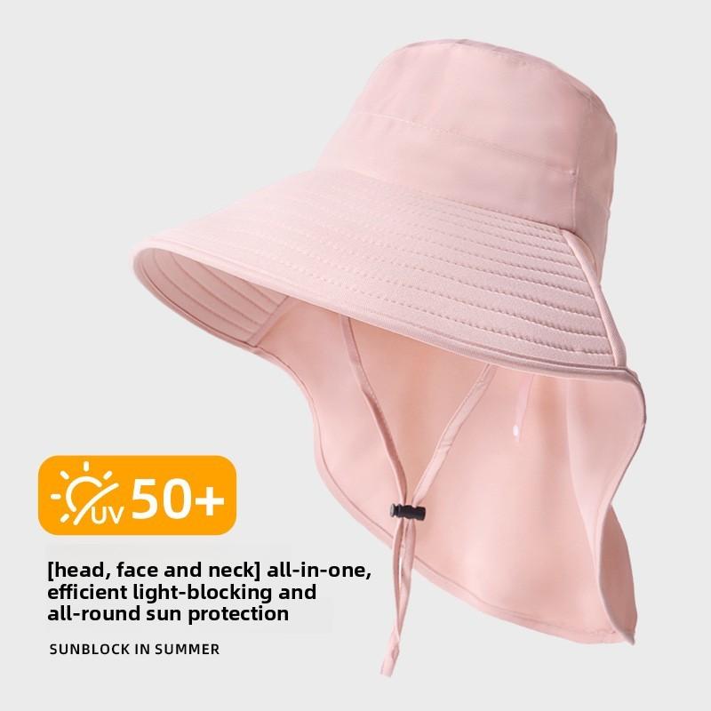 Summer Outdoor Sun Hat With Large Brim Uv Protection For Hiking And Fishing Enthusiasts
