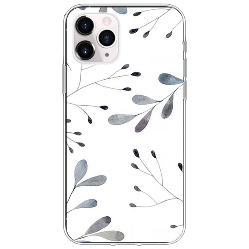 Watercolor Plants with Flowers Phone Case For iPhone 12 11Pro XS MAX XR 7 8 6 Plus 5 5S SE 12 Mini SE2