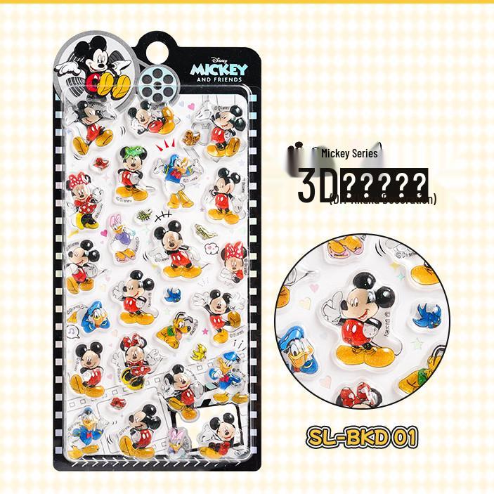 Popular 3D Animal Cartoon Crystal Stickers for Kids' Phone Cases