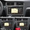 Carbon Fiber Auto Console Center Gps Navigation Panel Cover Trim Frame Car AccessoriesFor Volkswagen Golf 7 Gti Mk7 2013-2019