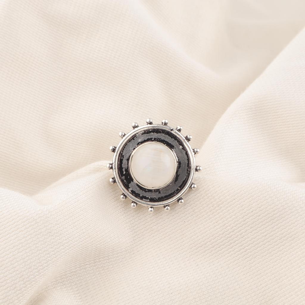 Rainbow Moonstone Ring Gemstone Jewelry, 925 Solid Sterling Silver Ring, Handmade Jewelry Ring For Wedding Gift