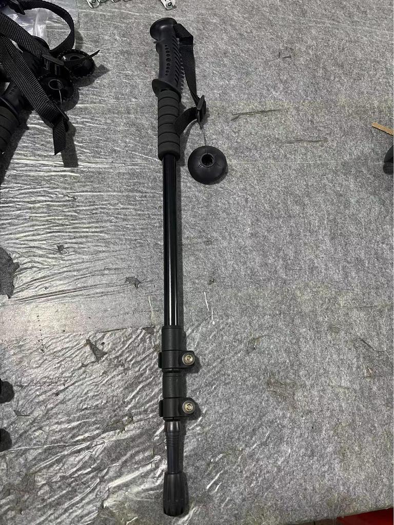 Unisex 2-Pack Aluminum Trekking Poles with Accessories, 3-Section External Lock, Portable Hiking Sticks