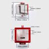 Power Push Button Switch Cover, Easy to Install,Dustproof,Emergency Stop Cover Protector for