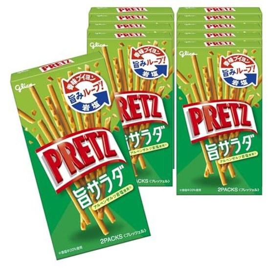 Pritz Umami Salad 64g10 pieces snack pretzel flavored bouillon rock salt Ezaki Glico