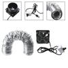 Assorbitore di Fumo Estrattore di Fumi Tubo Condotto Ventola di Scarico USB Velocità Regolabile Accessori Assorbitore di Fumo Accessori Cappa da Cucina