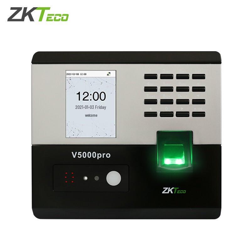 ZKTECO V5000Pro Машина для учета рабочего времени по лицу и отпечатку пальца CN вилка (адаптер в комплекте)