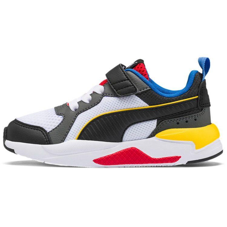 Puma AC PS Low Top Kids Lifestyle Shoes Black Children Aged 3 7 Years Old 372921-03