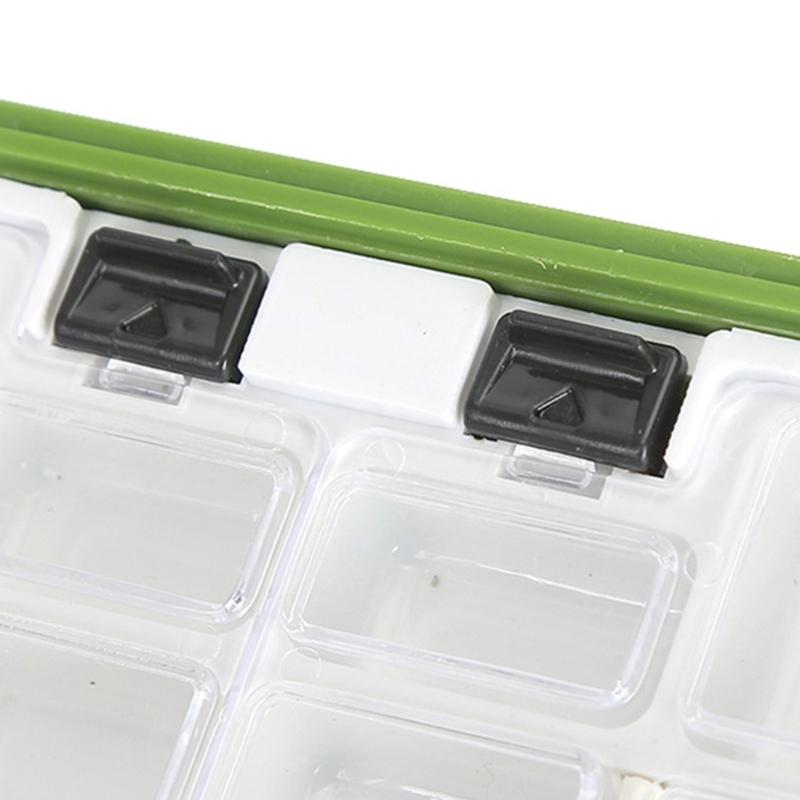 Oboustranný box na nástrahy a návnady, přenosný box na rybářské náčiní, venkovní lehký box na rybářské nářadí, pouzdro na rybářské příslušenství