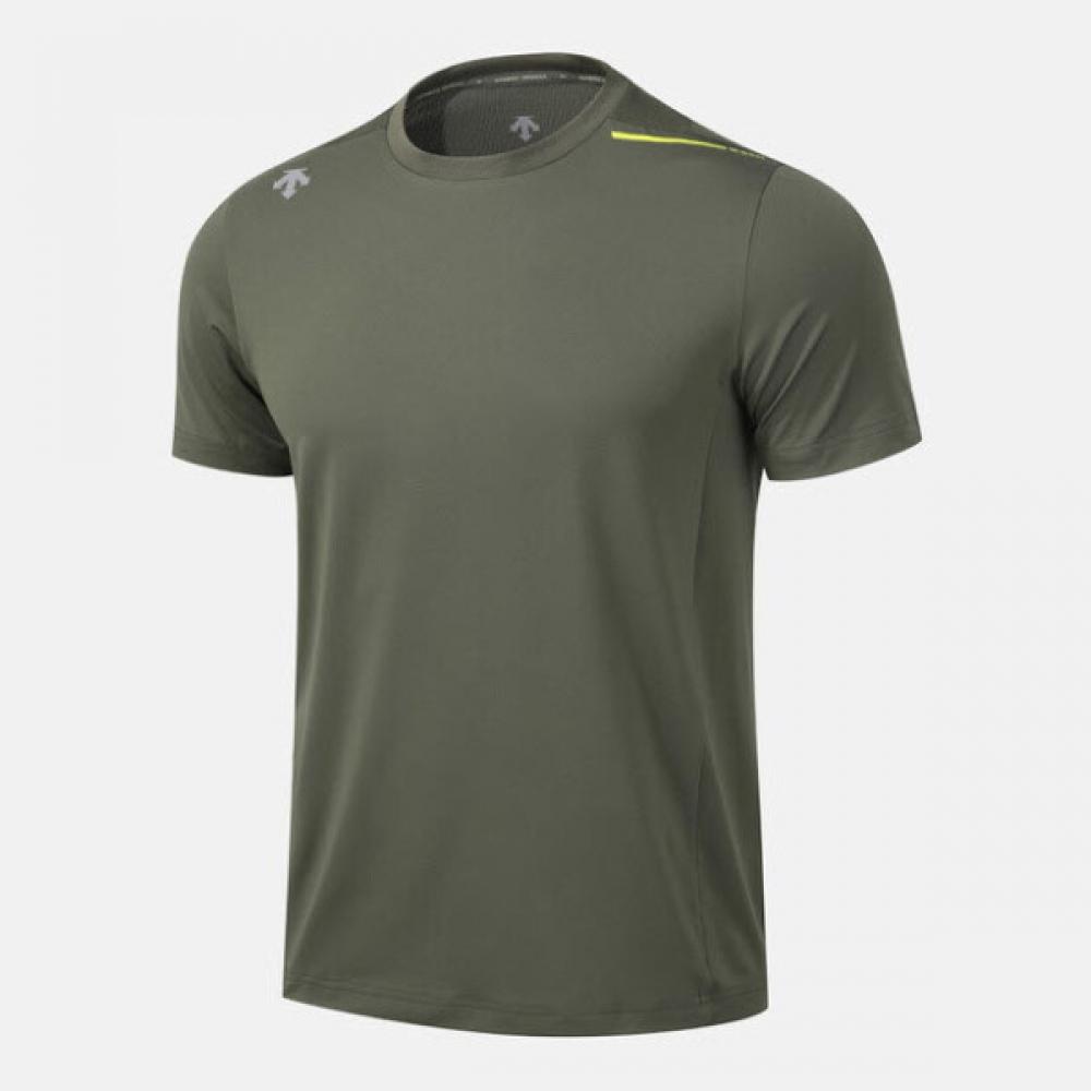 

DescenT ShorT Sleeve Tee Cqk Sq223rTs43 Khk Running VenTilaTion ShorT Sleeve T shirT Kha 100