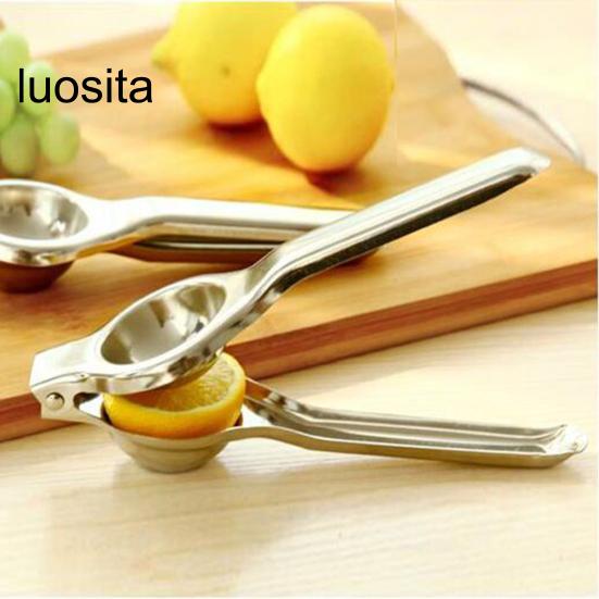 Manual Lemon Juicer, Fruit Squeezer, Comfortable Grip, Stainless Steel, Easy To Clean, Seedless Lemon Squeezer