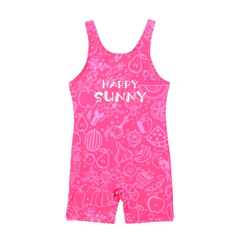 

2025 Быстросохнущий слитный купальник для девочек-подростков и старших детей - Профессиональный дизайн для тренировок и горячих источников 3XL розовый