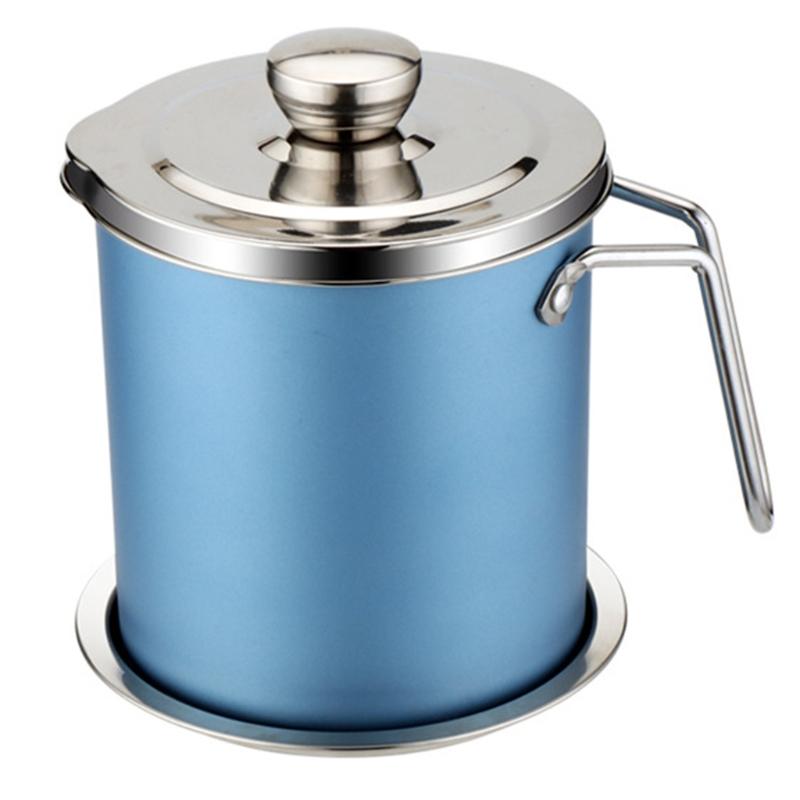 Buy Stainless Steel Grease Keeper 1.3L Vinegar Storage Pot Grease