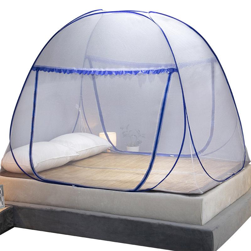 Mosquito Net Supply Yurt Mosquito Net Free Installation Student Double Door Large Space Foreign Trade Mosquito Net