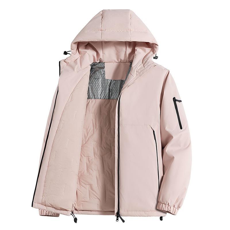 New Winter Cotton-padded Clothes Men s Large Size Loose Casual Cotton-padded Clothes Trendy Hooded Sports Bread Clothes Graphene S