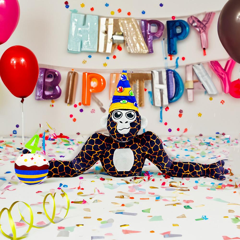 Multicolor Gorilla Plush Toy